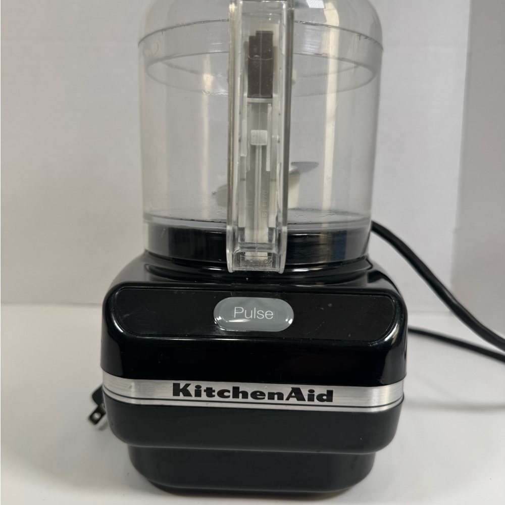 KitchenAid Black Mini Chopper with Pulse Button